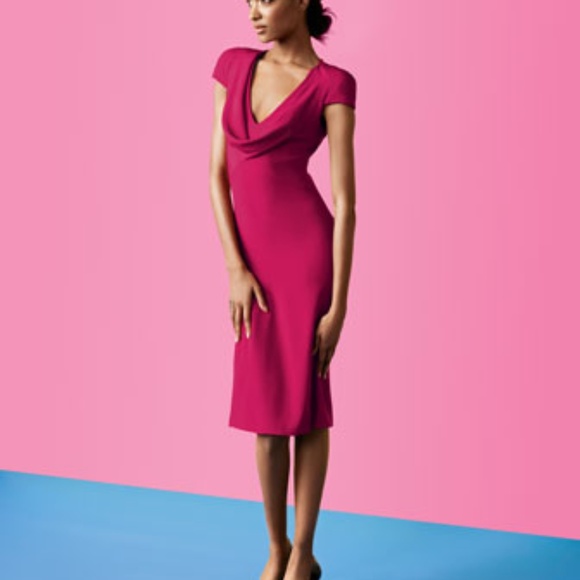 Alexander McQueen Cowl Neck Pippa Middleton Dress - Picture 6 of 7
